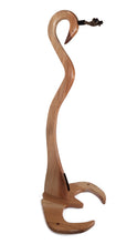 Load image into Gallery viewer, Sycamore Swab Guitar Stand. This elegant guitar stand is made of sycamore with walnut accents.
